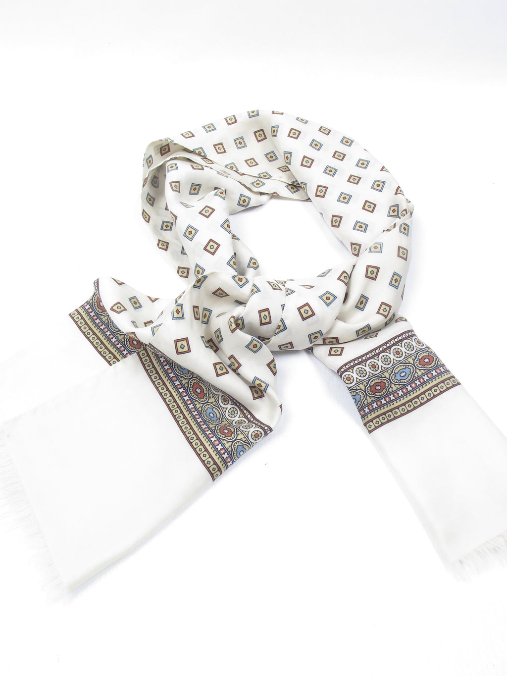 Men's Vinateg Silk Printed Scarf