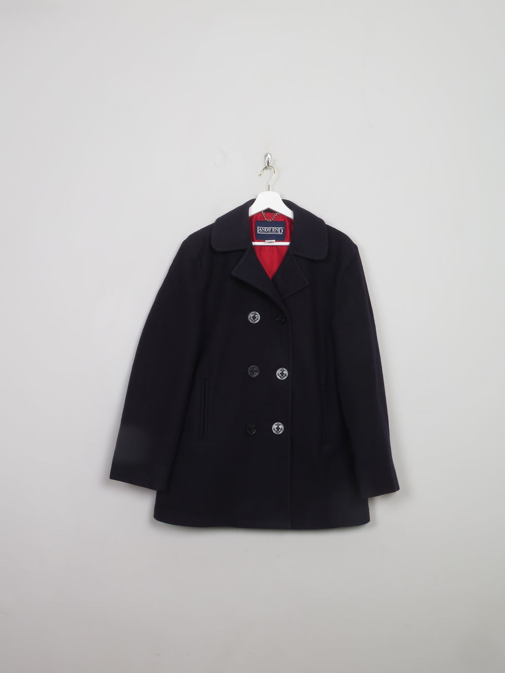 Women's Vintage Navy Peacoat M - The Harlequin