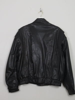 Men's Vintage Black Leather S - The Harlequin