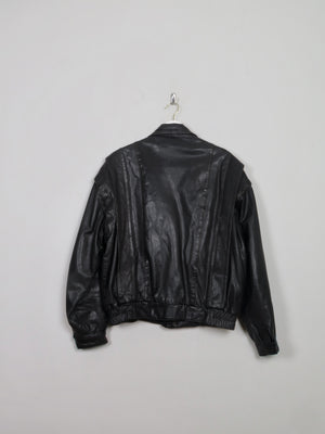 Men's Vintage Black Leather S - The Harlequin