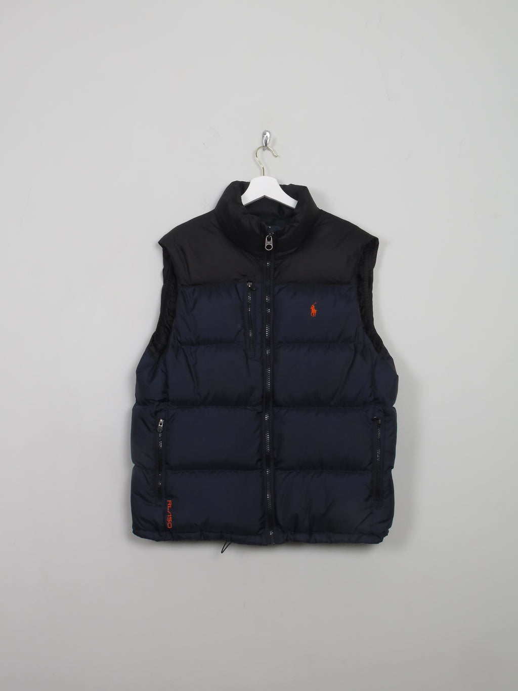 Men's Vintage Polo Ralph Lauren Puffer Gilet M - The Harlequin