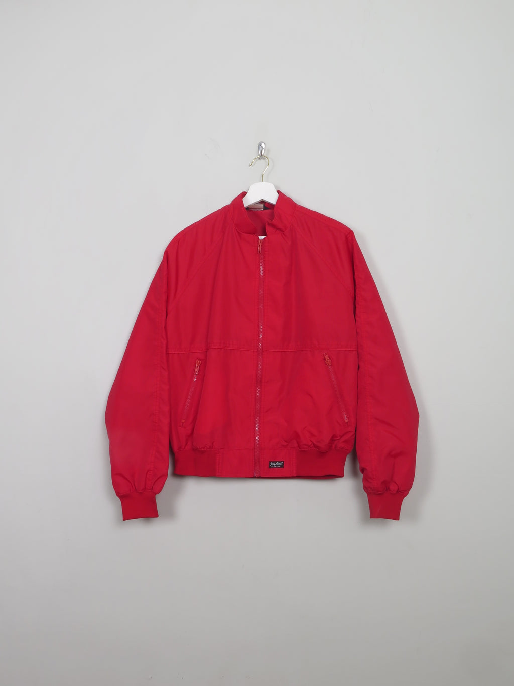 Men's Vintage Tony Lama Red Bomber Jacket S - The Harlequin