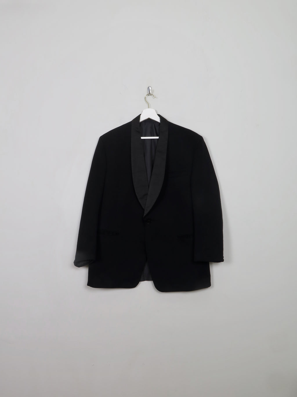 Men's Vintage Black Tuexdo Jacket 40" - The Harlequin