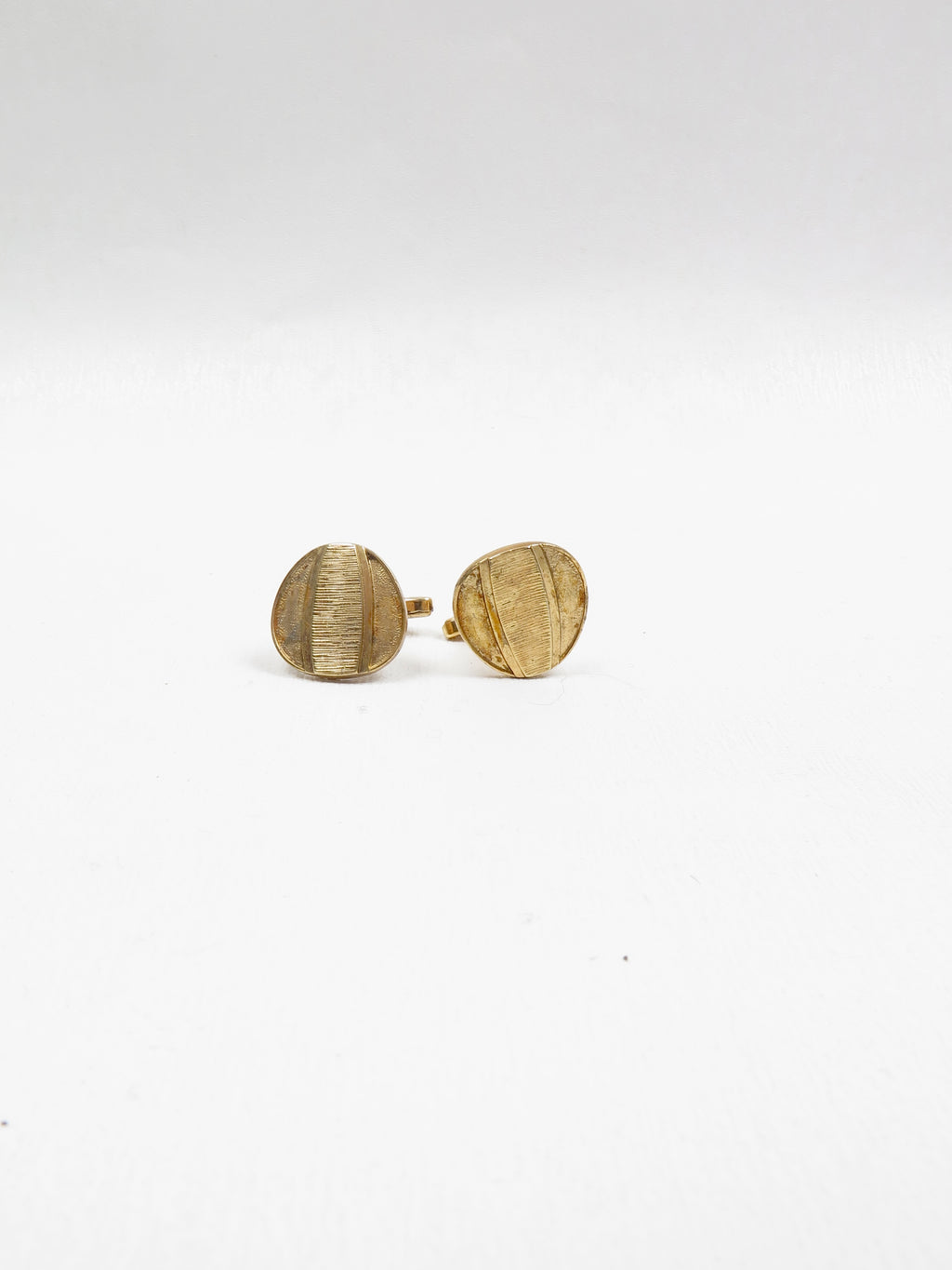 Vintage Gold Metal Cufflinks