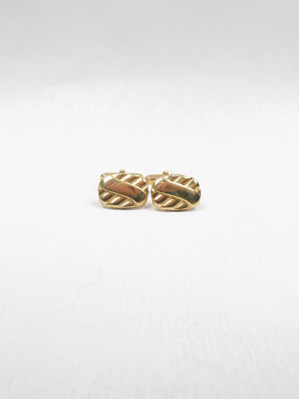 Vintage Gold Metal Cufflinks