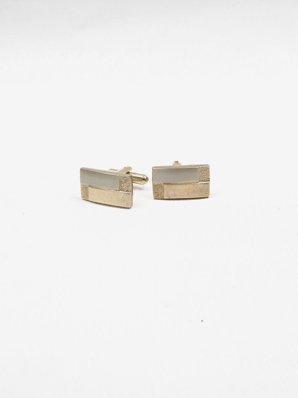 Vintage Gold Metal Cufflinks