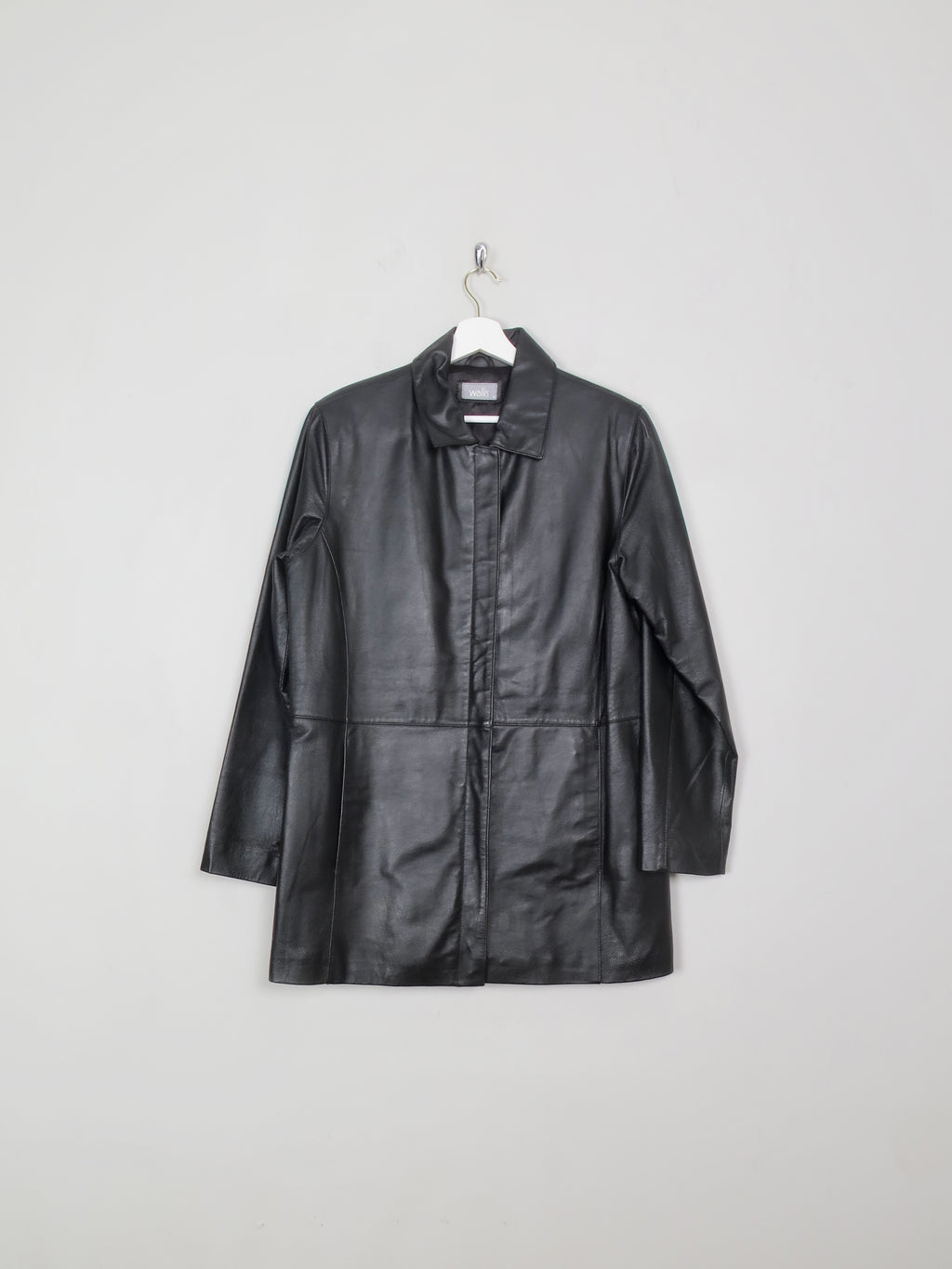 Women's Vintage Leather Short Coat M - The Harlequin