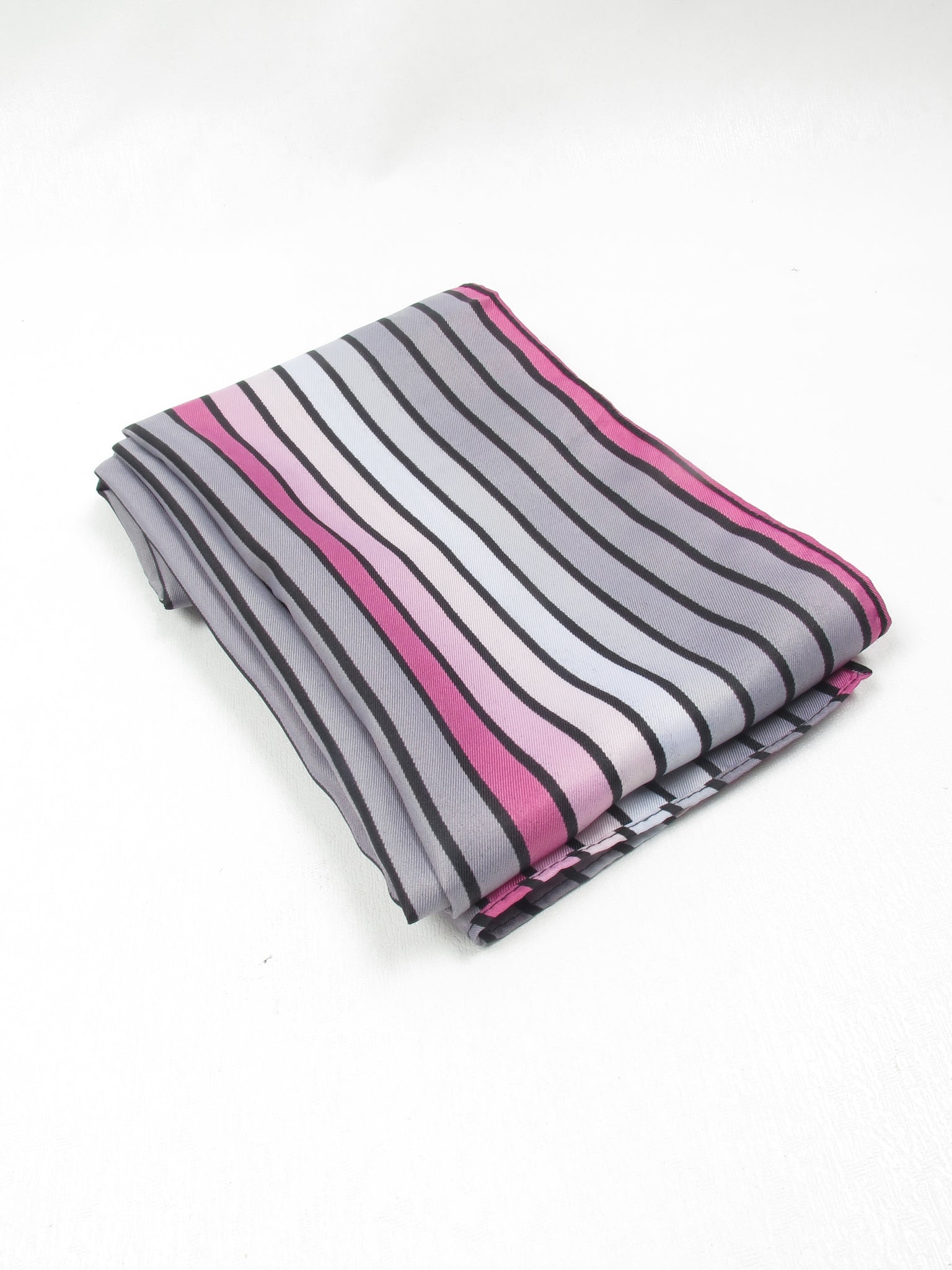 Vintage Pink Striped Scarf - The Harlequin