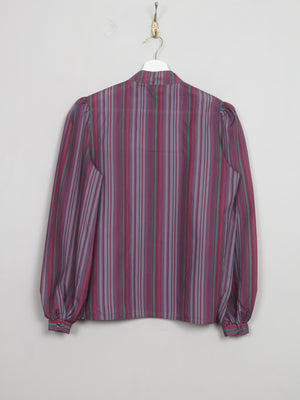 Women's Vintage Striped Blouse S