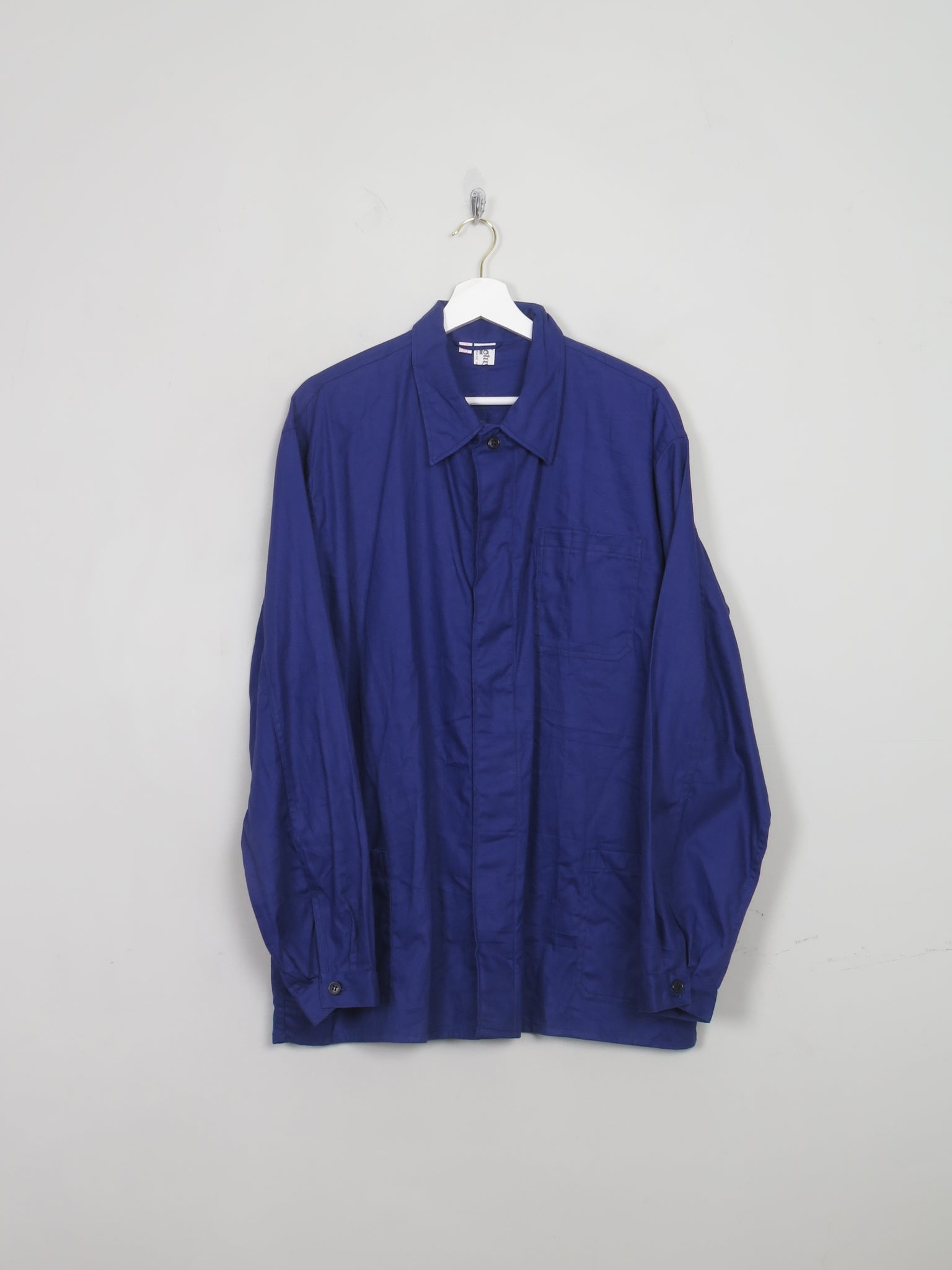 Mens Vintage Blue Work Jacket Unworn L