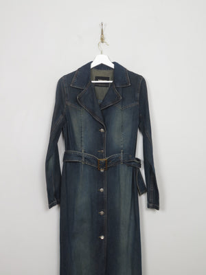 Women's Vintage Long Denim Coat XS/S - The Harlequin