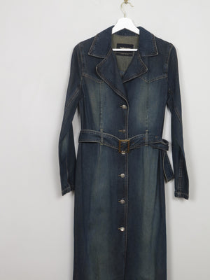 Women's Vintage Long Denim Coat XS/S - The Harlequin
