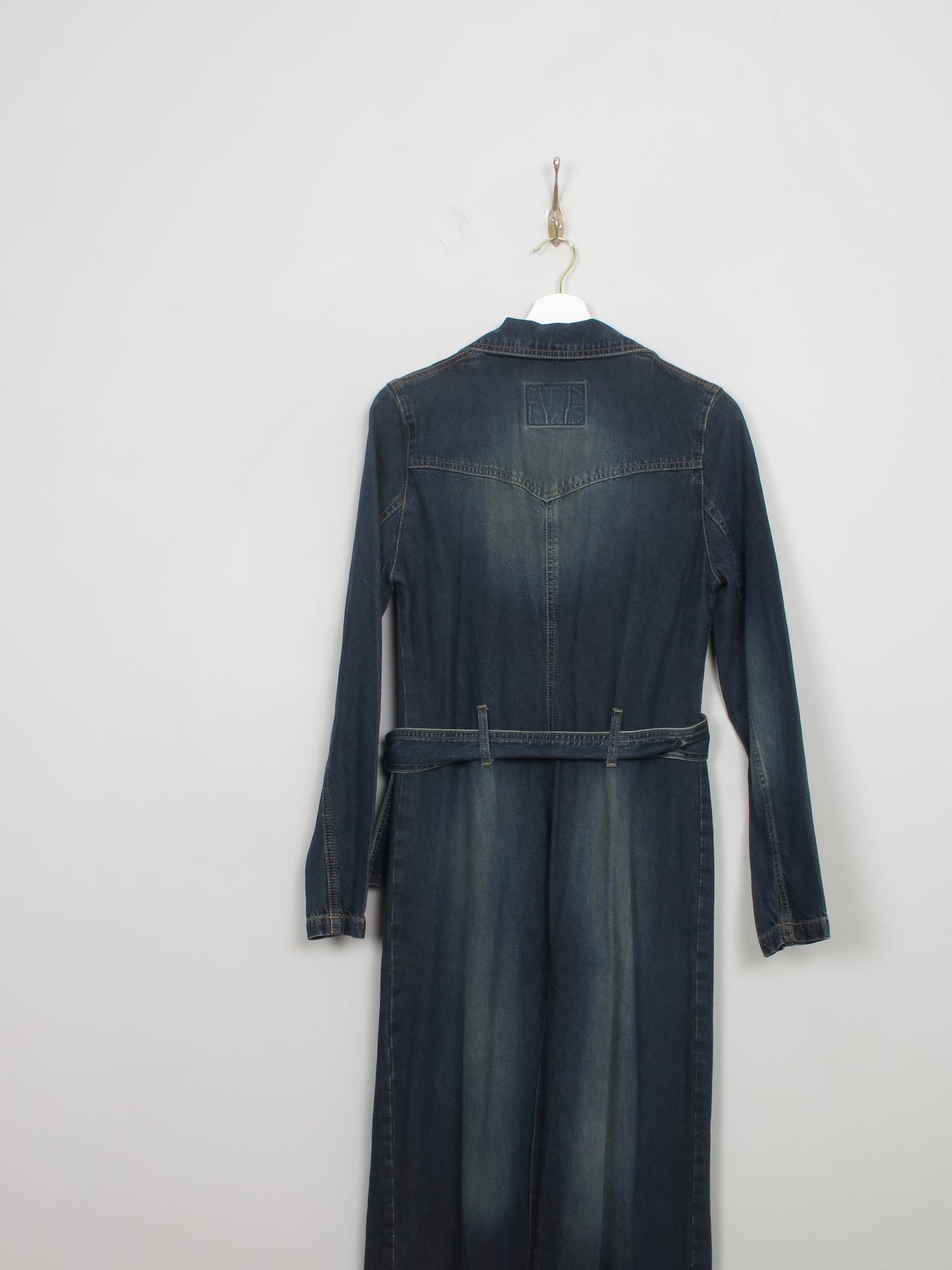 Women's Vintage Long Denim Coat XS/S - The Harlequin