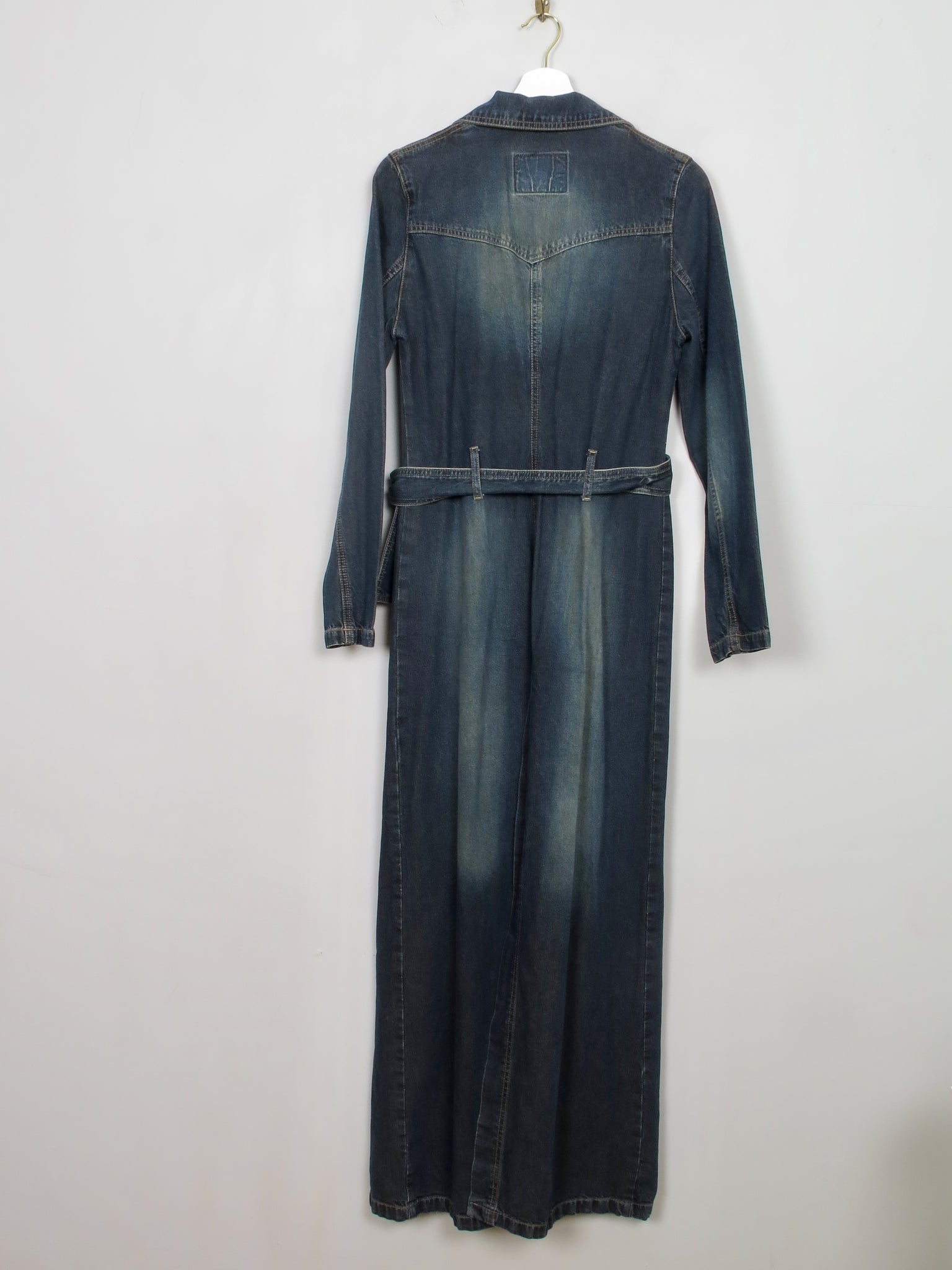 Women's Vintage Long Denim Coat XS/S - The Harlequin