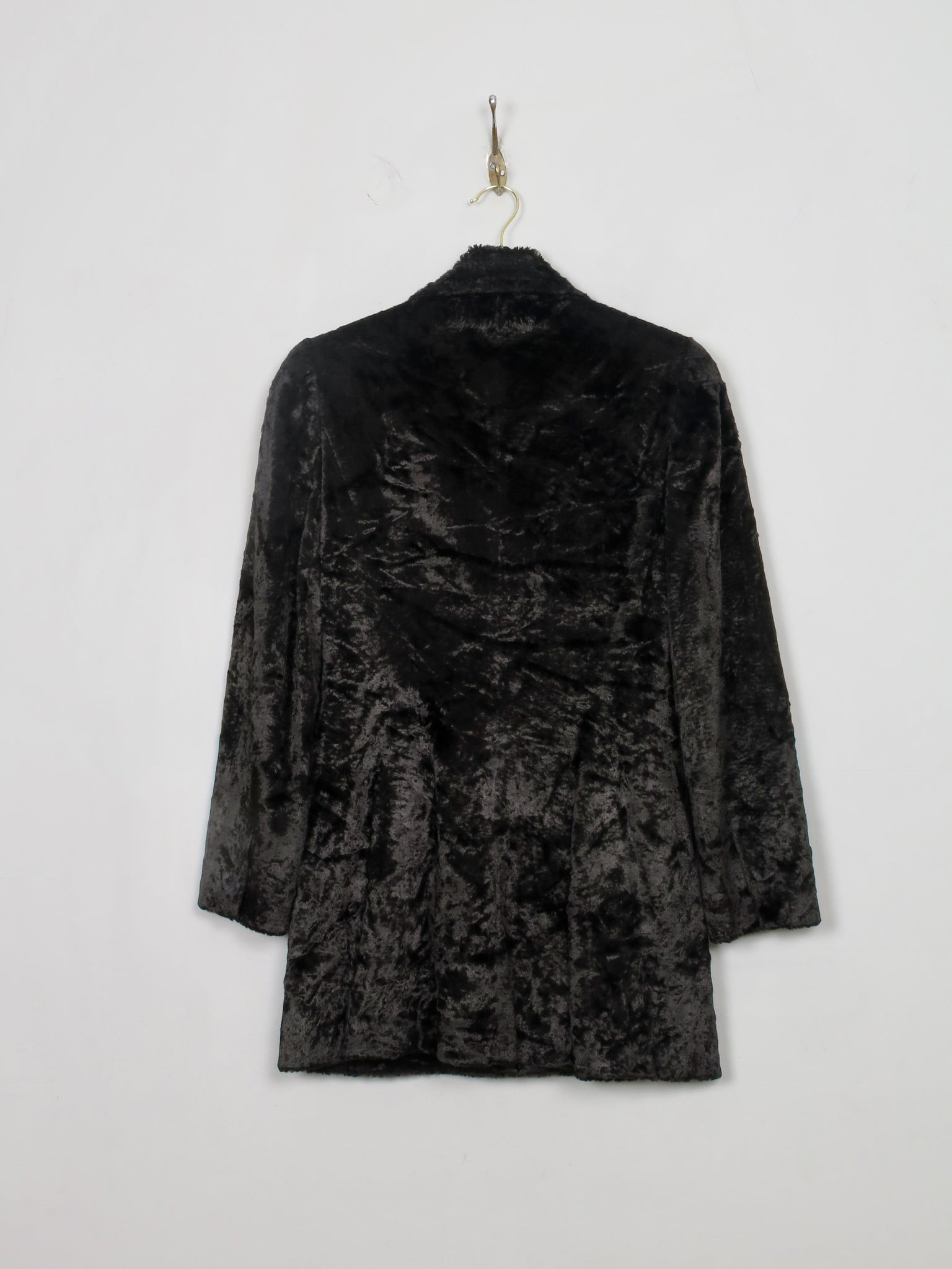 Women's Vintage George Rech Black Velvet Jacket S - The Harlequin