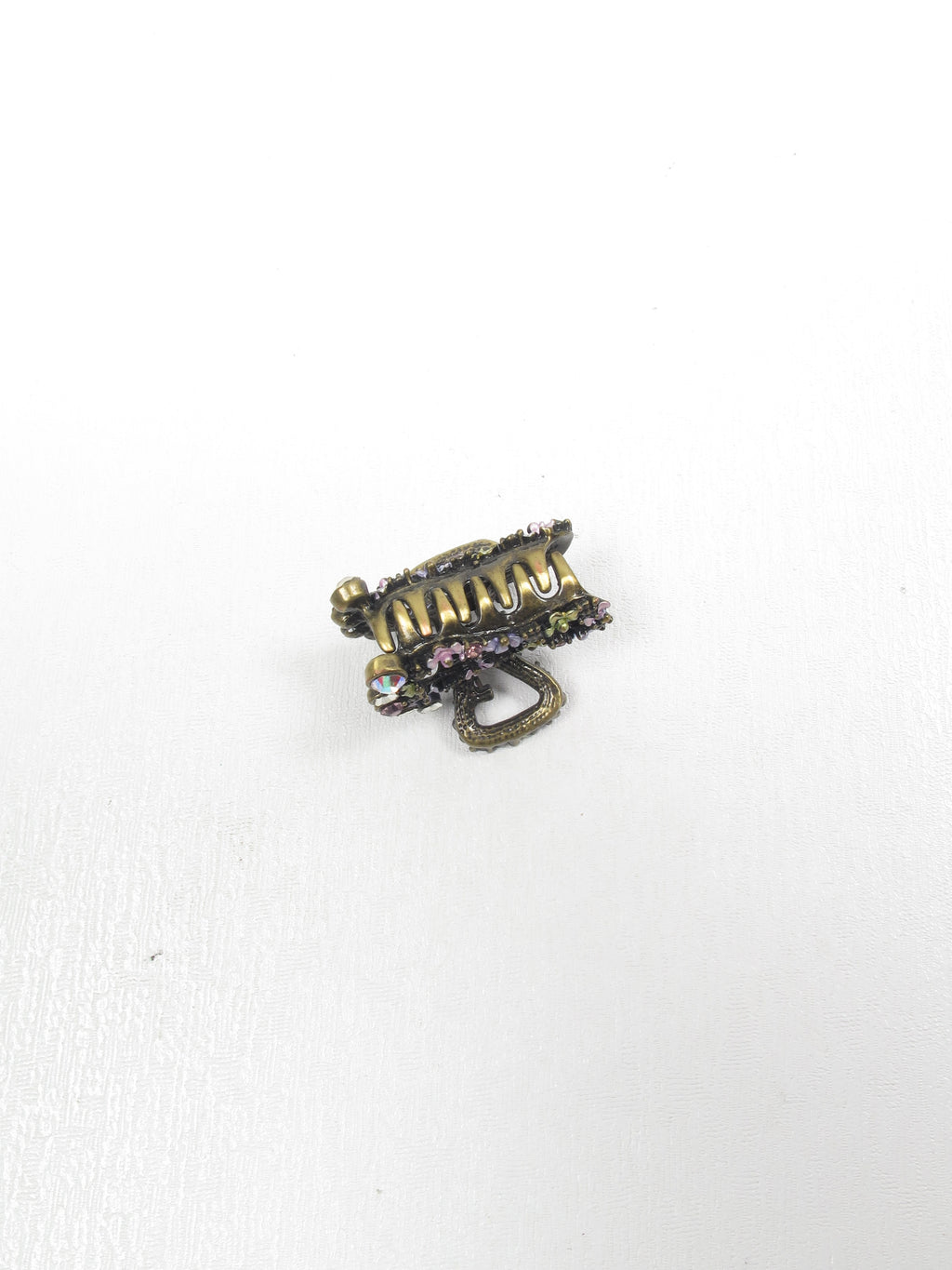 Vintage Style Small Hair Claw - The Harlequin
