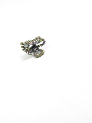 Vintage Style Small Hair Claw - The Harlequin