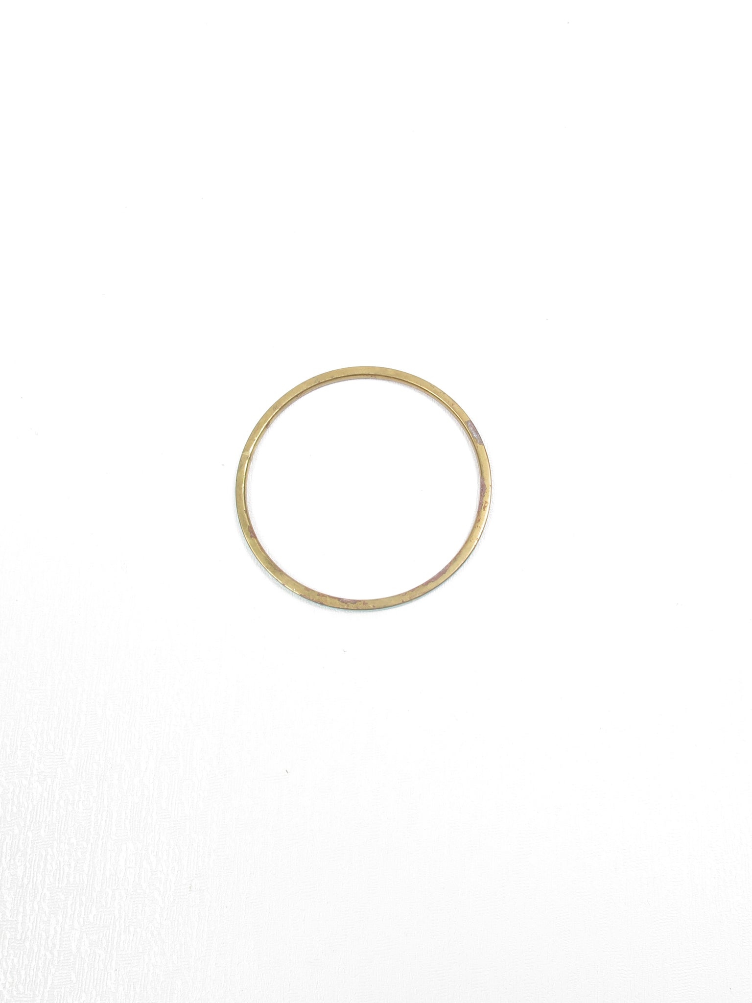 Vintage Turquoise & Brass Bangle - The Harlequin
