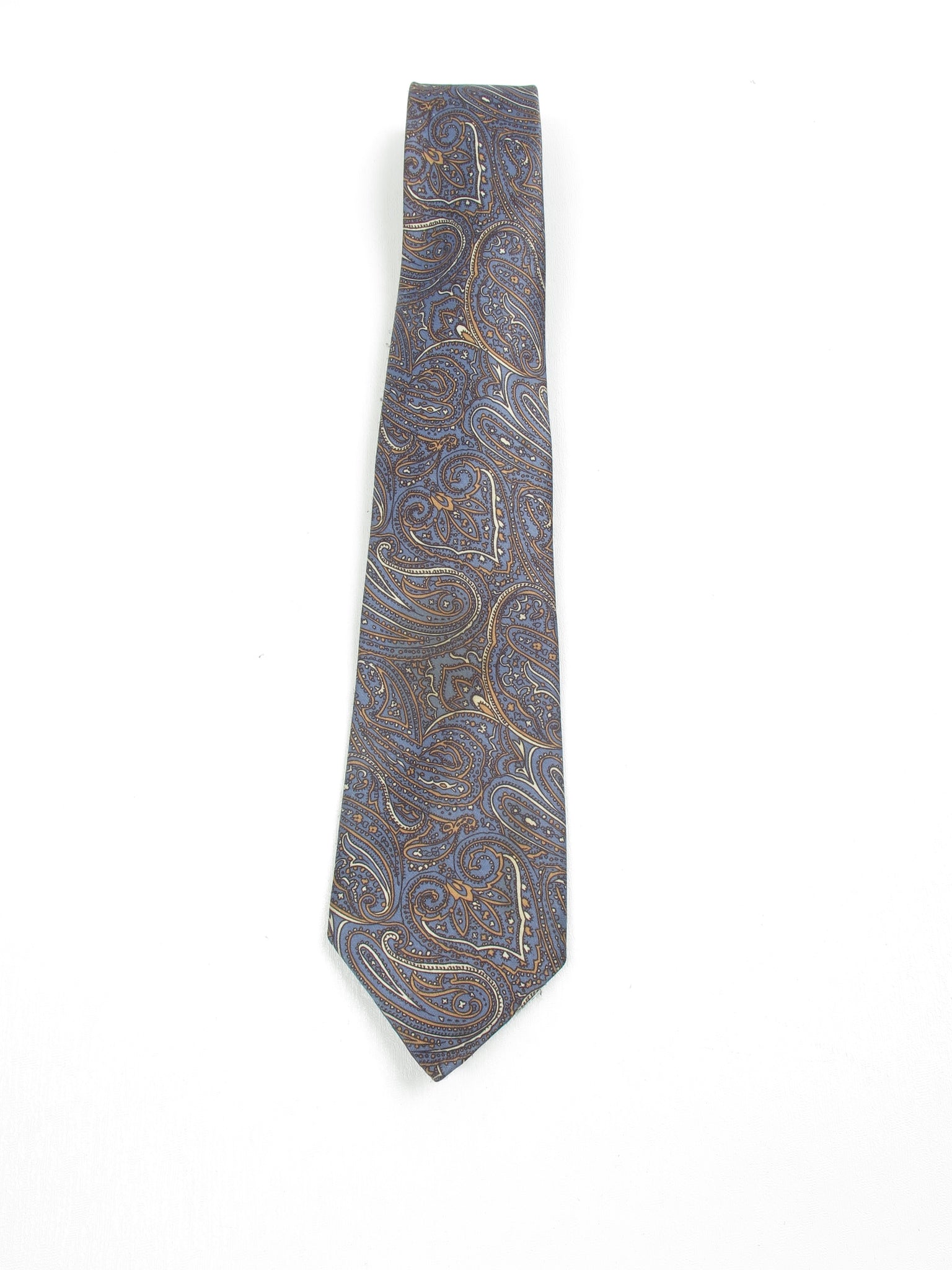 Vintage Blue Paisley Tie