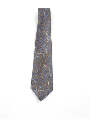 Vintage Blue Paisley Tie