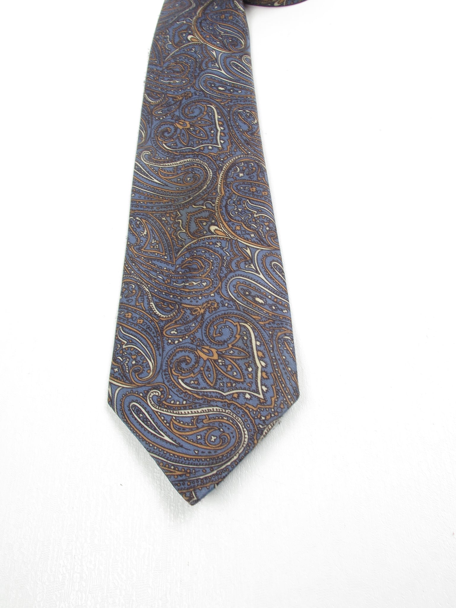 Vintage Blue Paisley Tie
