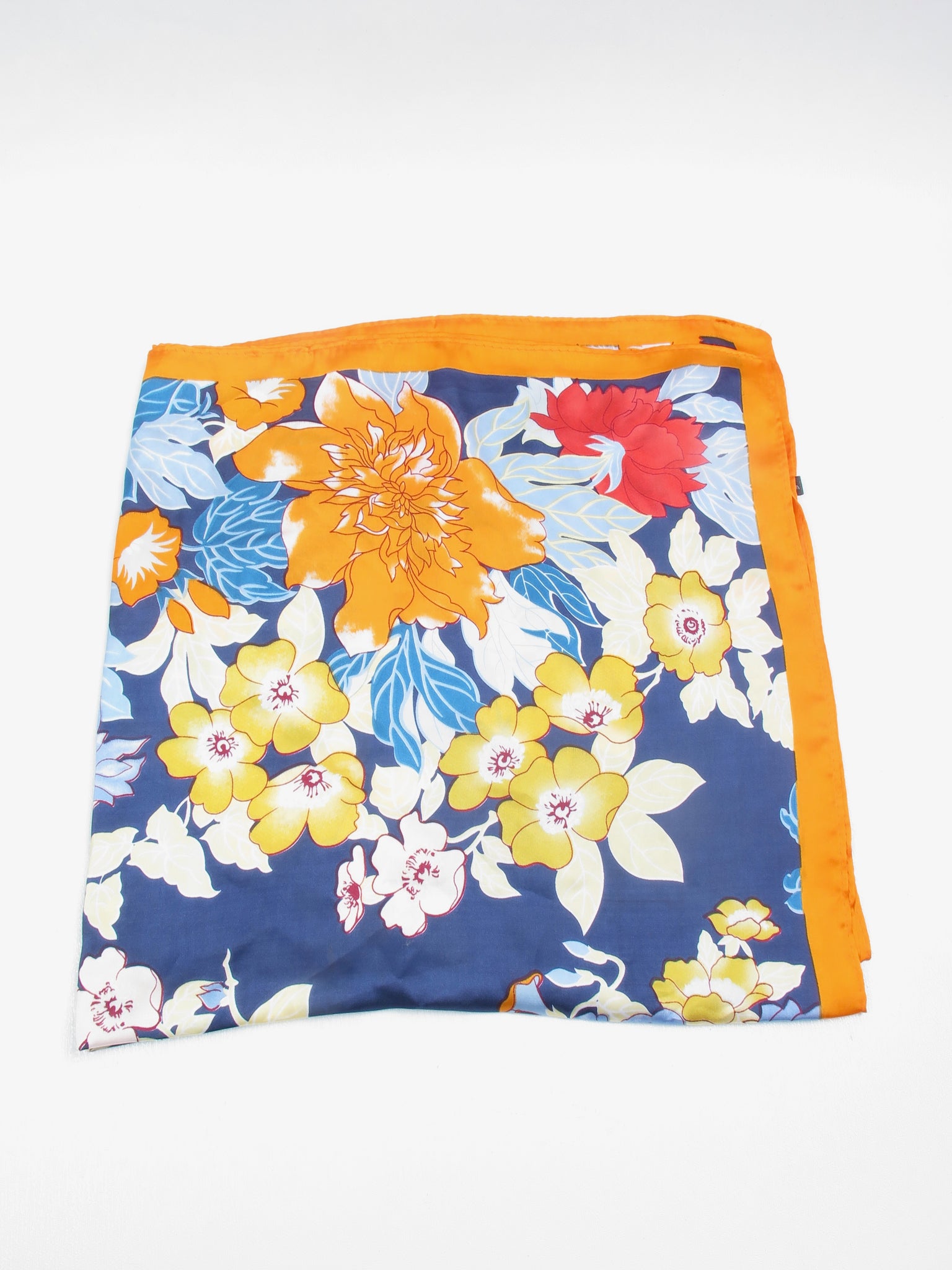 Vintage Style Colourful Silk Scarf