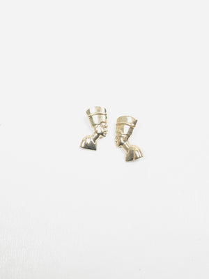 Women's Vintage Gold Metal Egyptian Queen Earrings