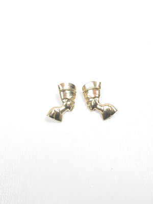 Women's Vintage Gold Metal Egyptian Queen Earrings