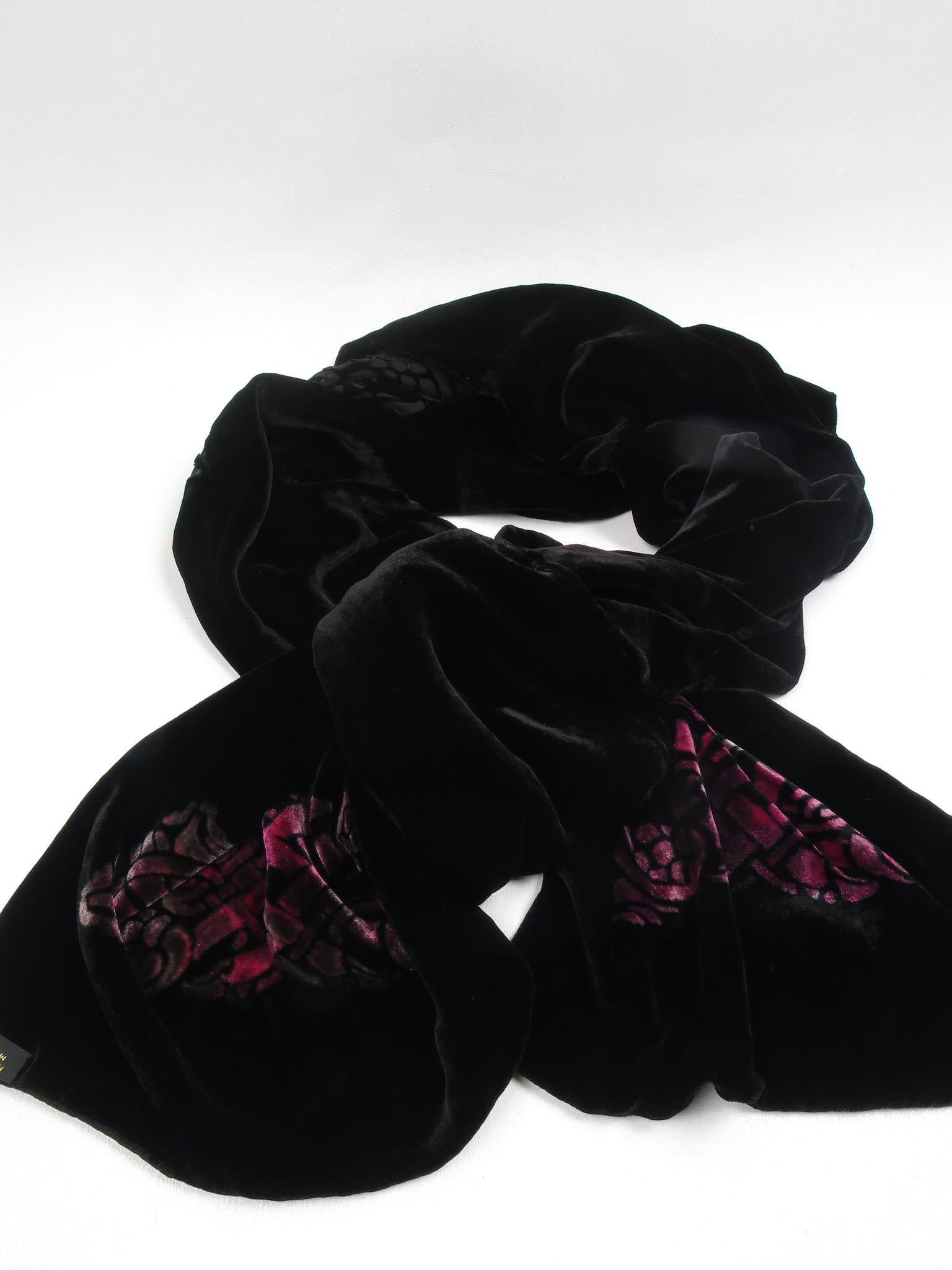 Vintage Style Silk Velvet Wrap/Scarf