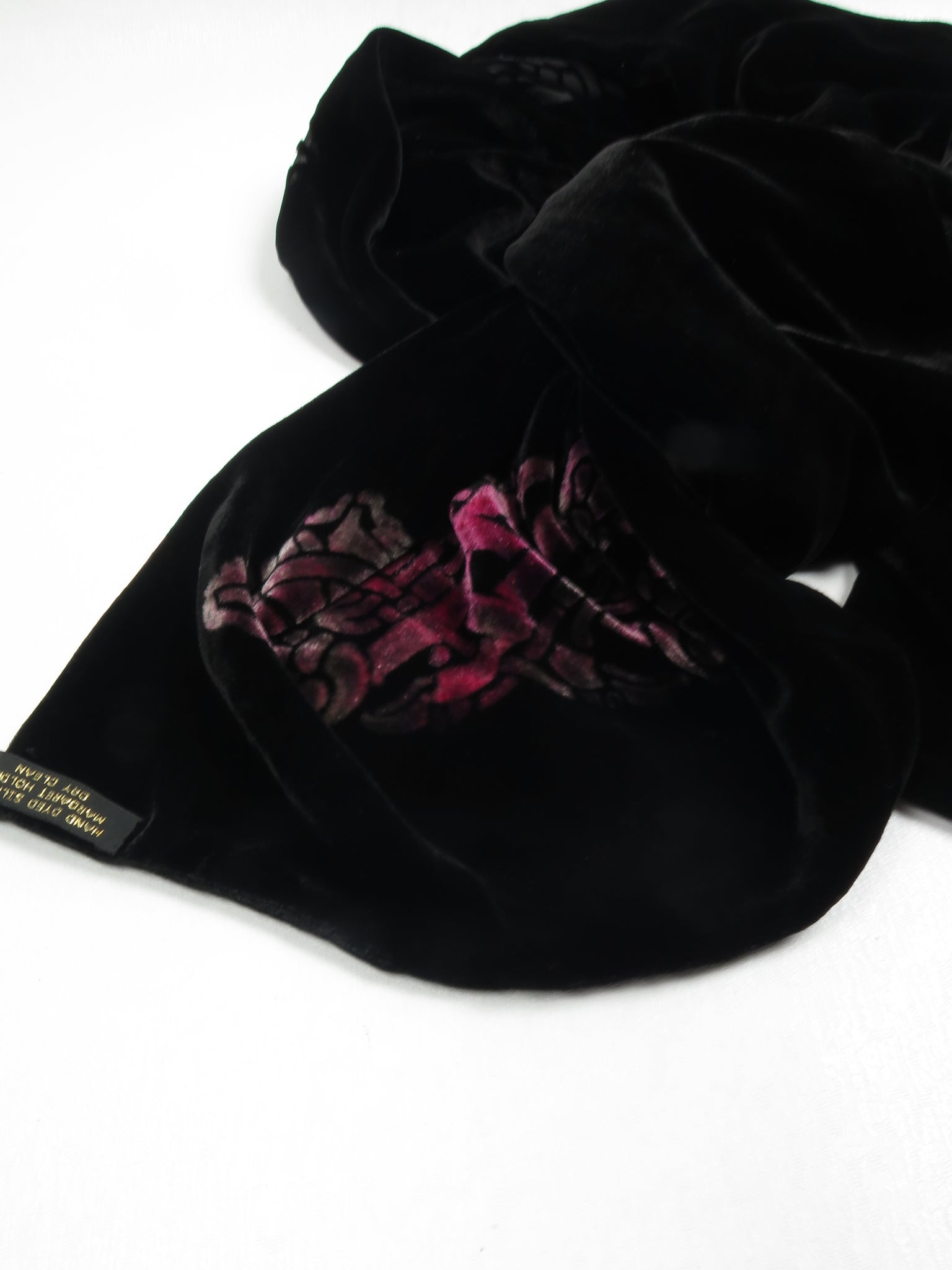 Vintage Style Silk Velvet Wrap/Scarf