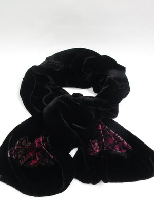 Vintage Style Silk Velvet Wrap/Scarf