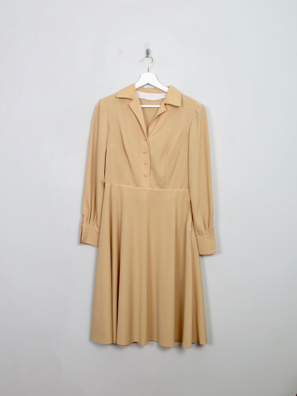 Vintage 1970s Yellow Dress S