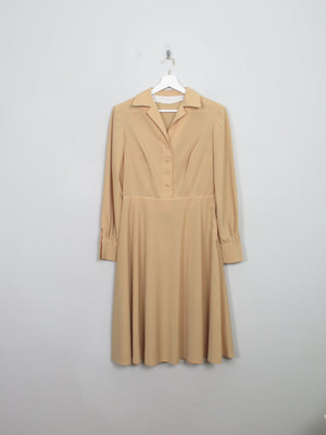 Vintage 1970s Yellow Dress S