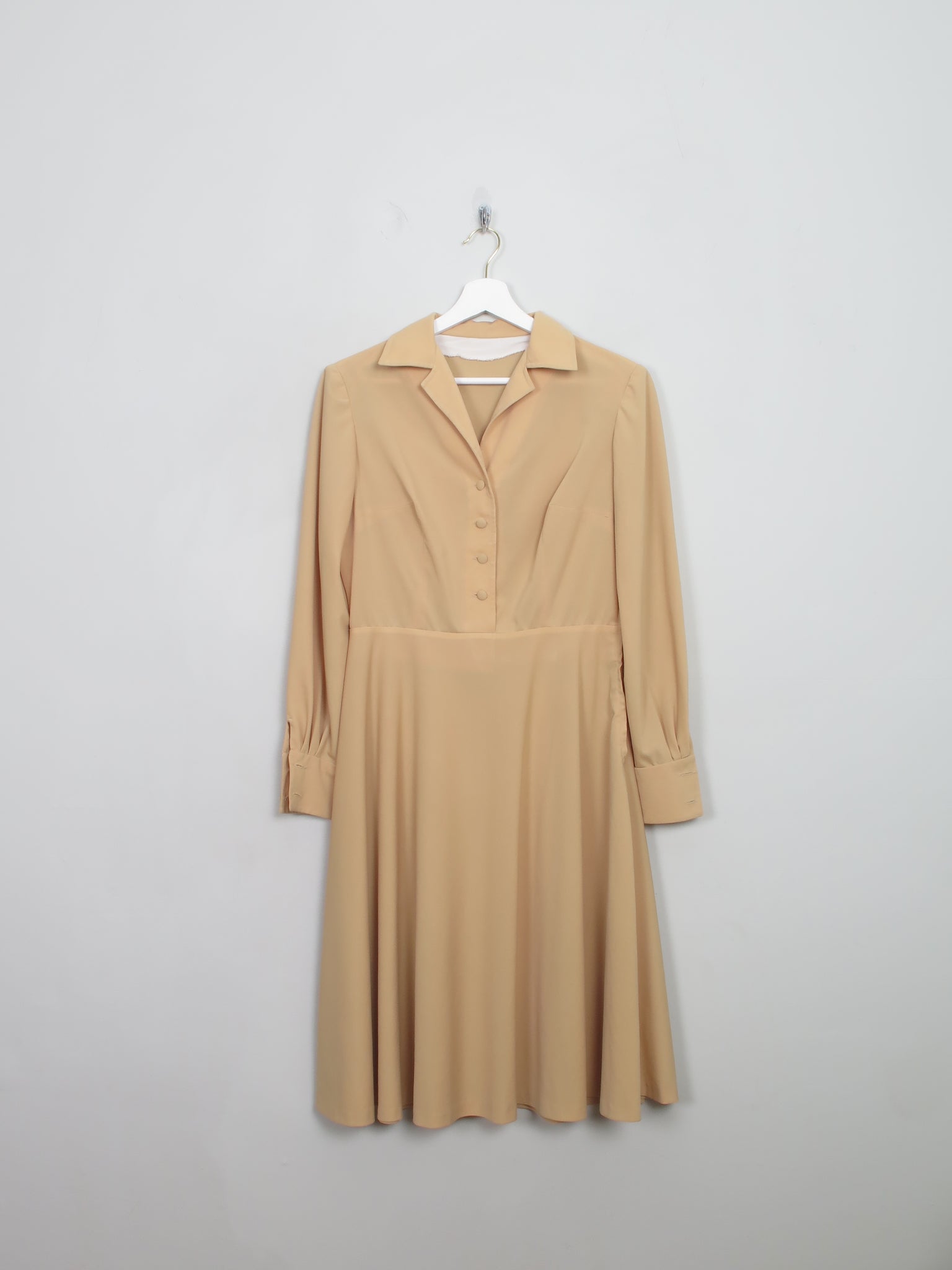 Vintage 1970s Yellow Dress S