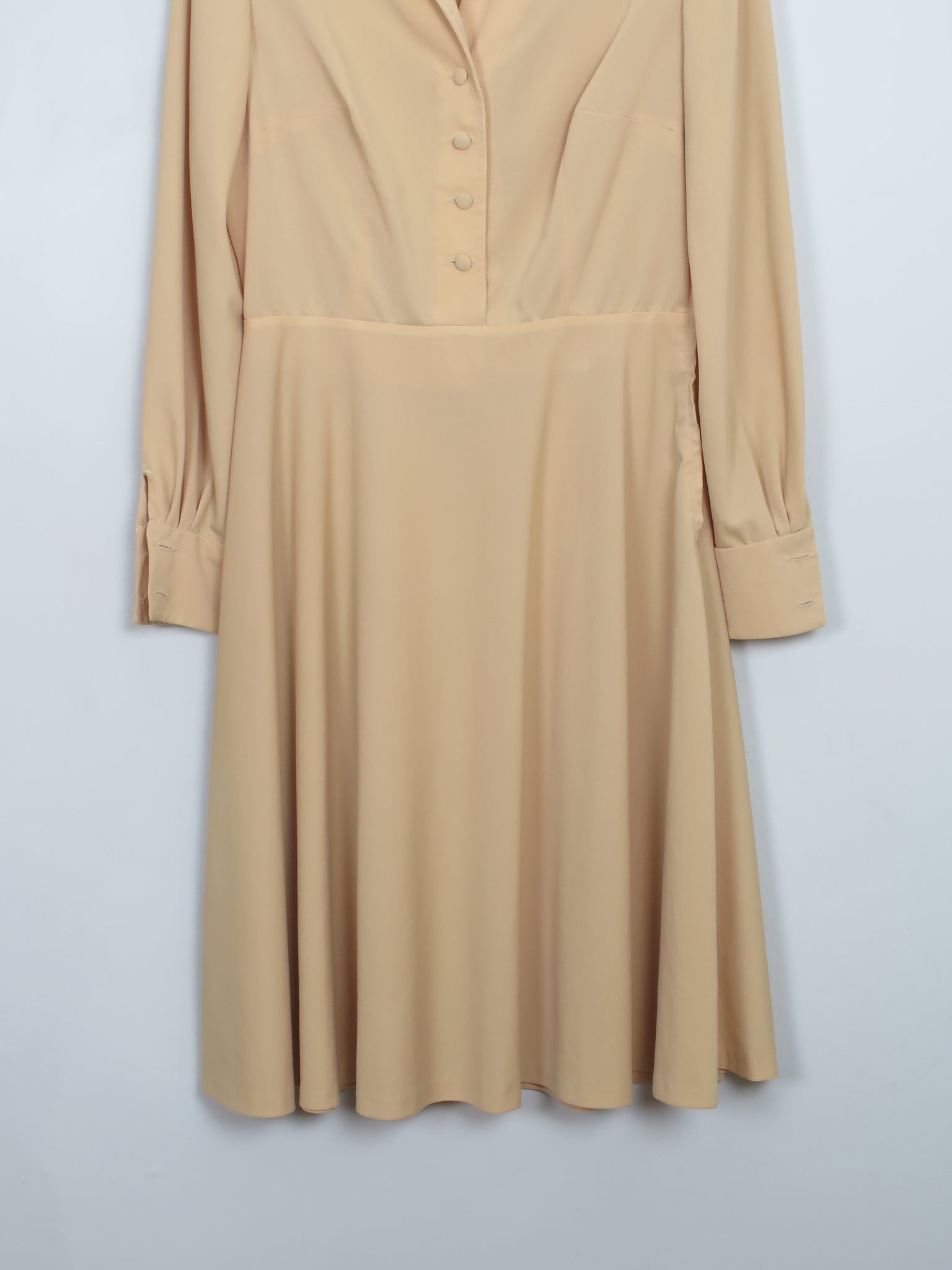 Vintage 1970s Yellow Dress S