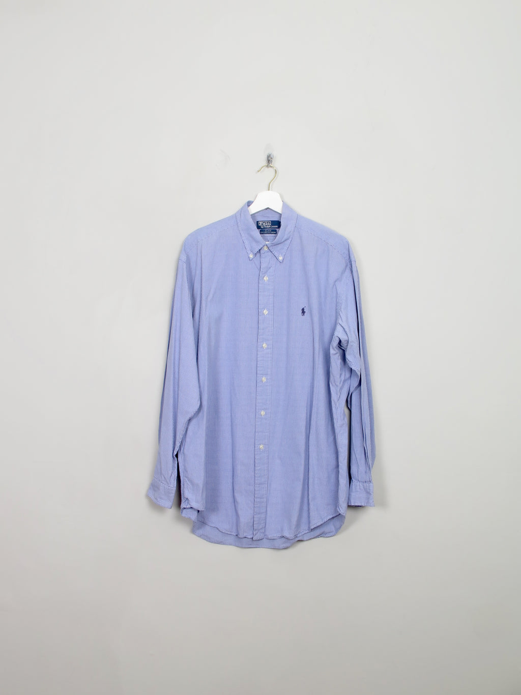 Vintage Men's Ralph Lauren Blue Shirt L