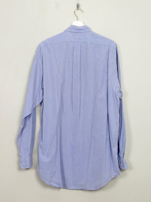 Vintage Men's Ralph Lauren Blue Shirt L