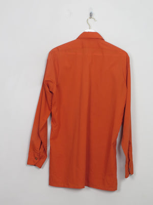 Men's Vintage Orange 70s Shirt M