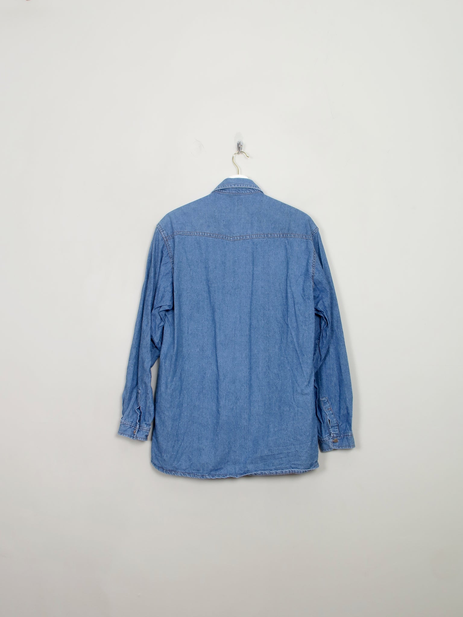 Vintage Men's Denim Shirt L