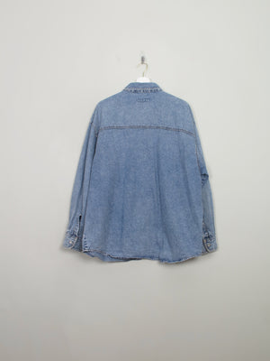 Men's Vintage Oversized Denim Shirt L/XL