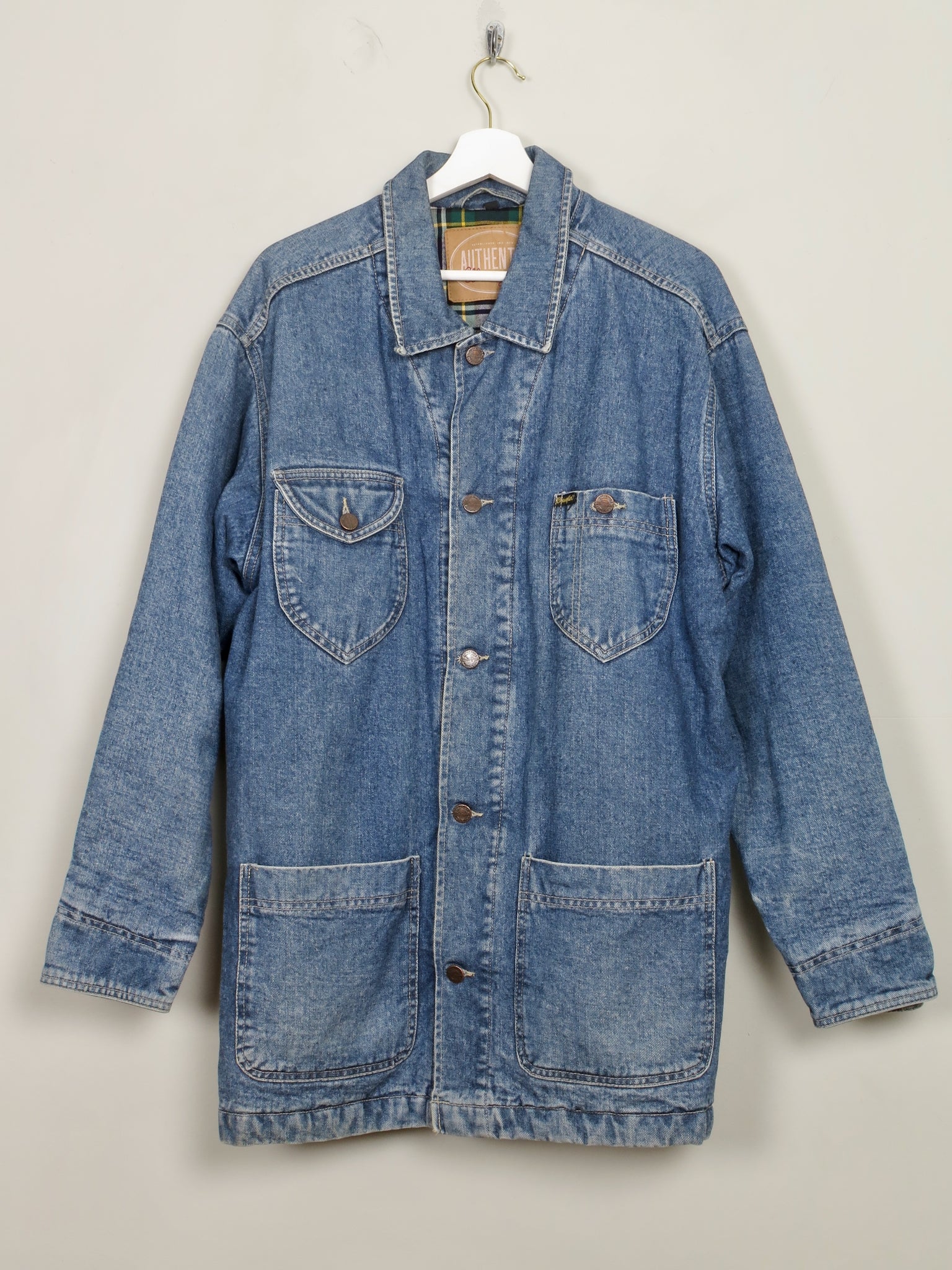 Men's Vintage Wrangler Denim Chore Jacket M/L
