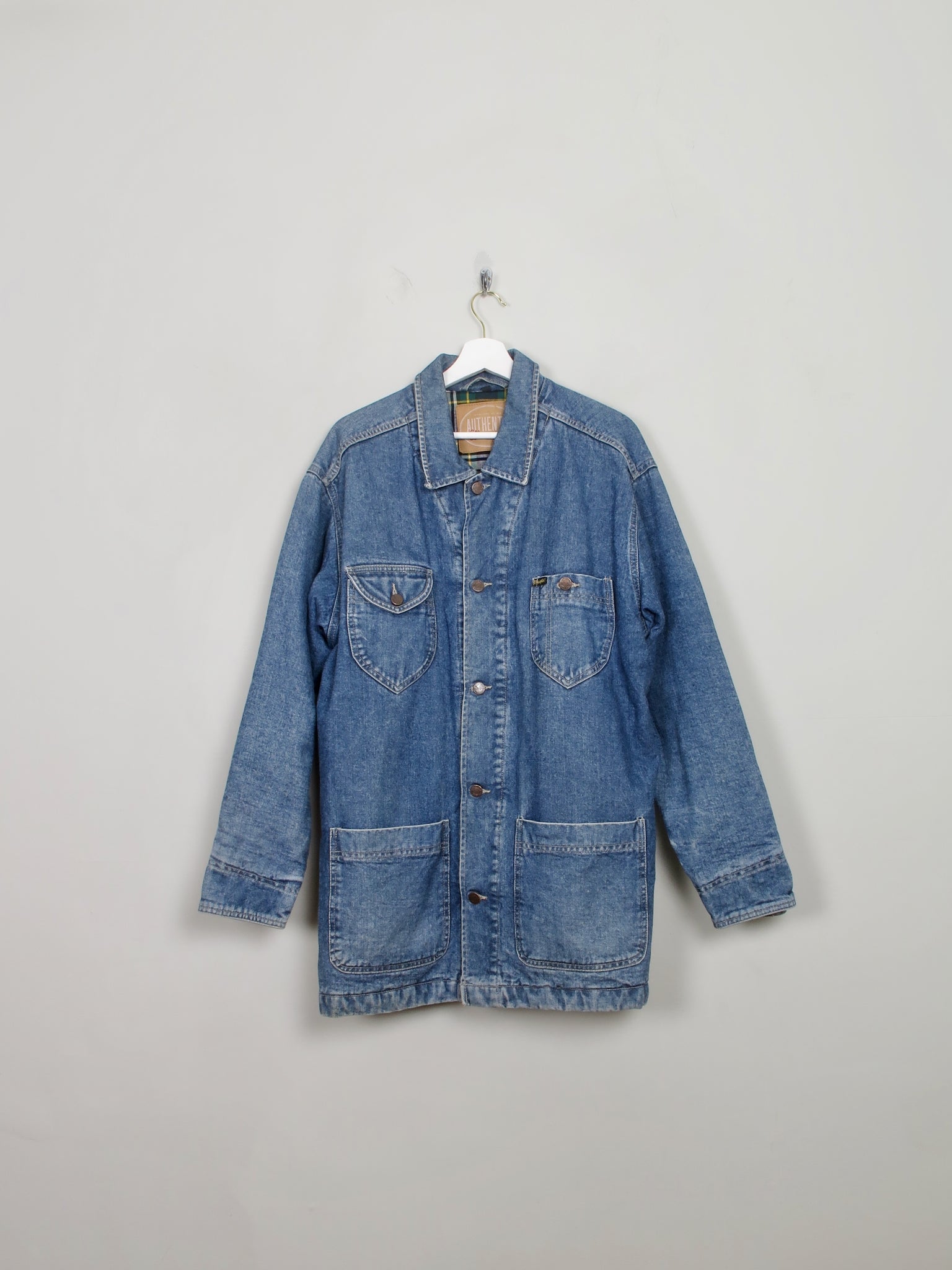Men's Vintage Wrangler Denim Chore Jacket M/L