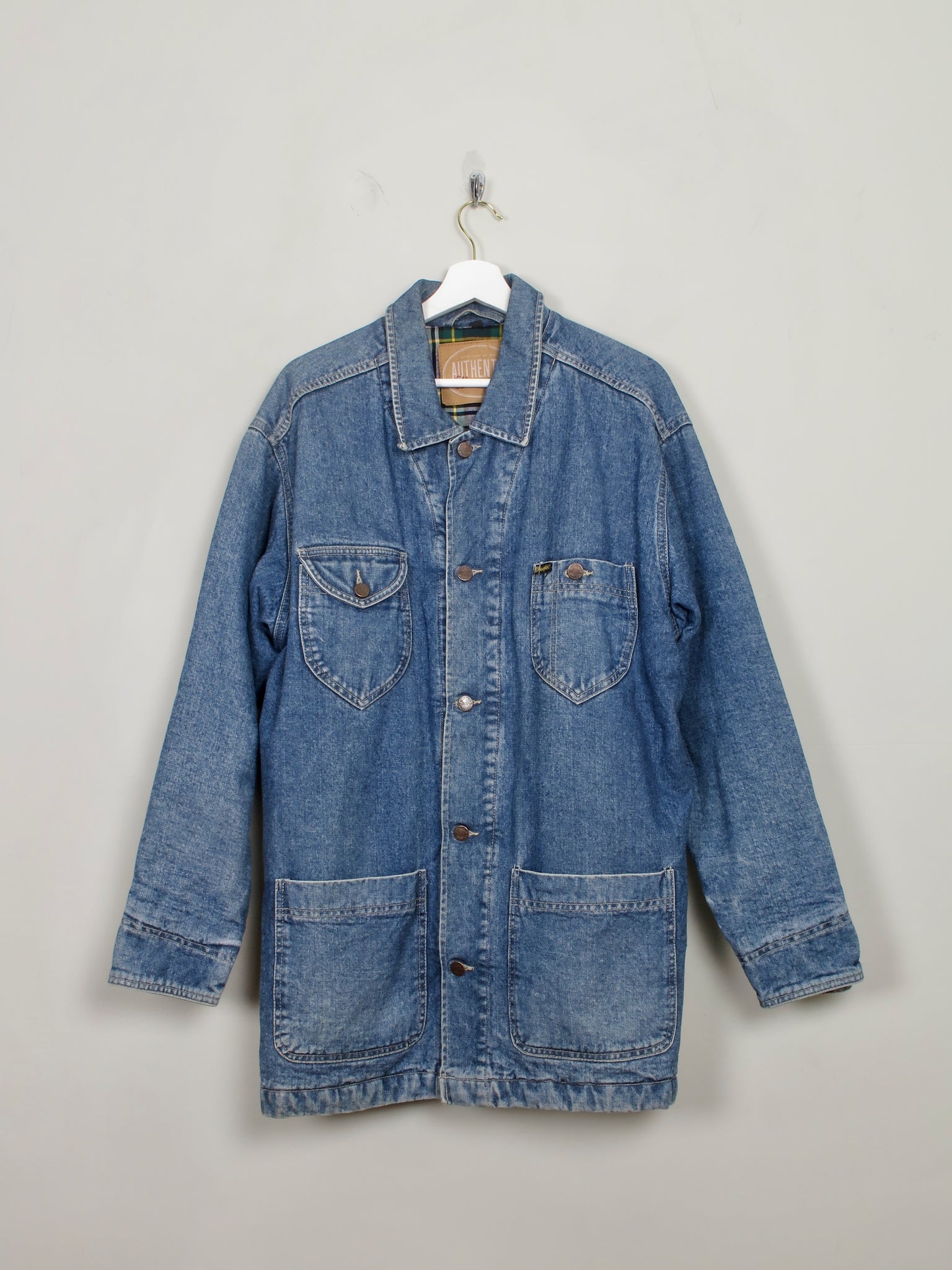 Men's Vintage Wrangler Denim Chore Jacket M/L
