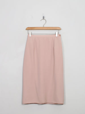 Women's Vintage Nude Pink Frank Usher Suit S