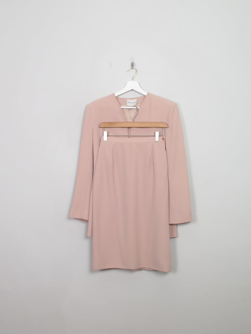 Women's Vintage Nude Pink Frank Usher Suit S