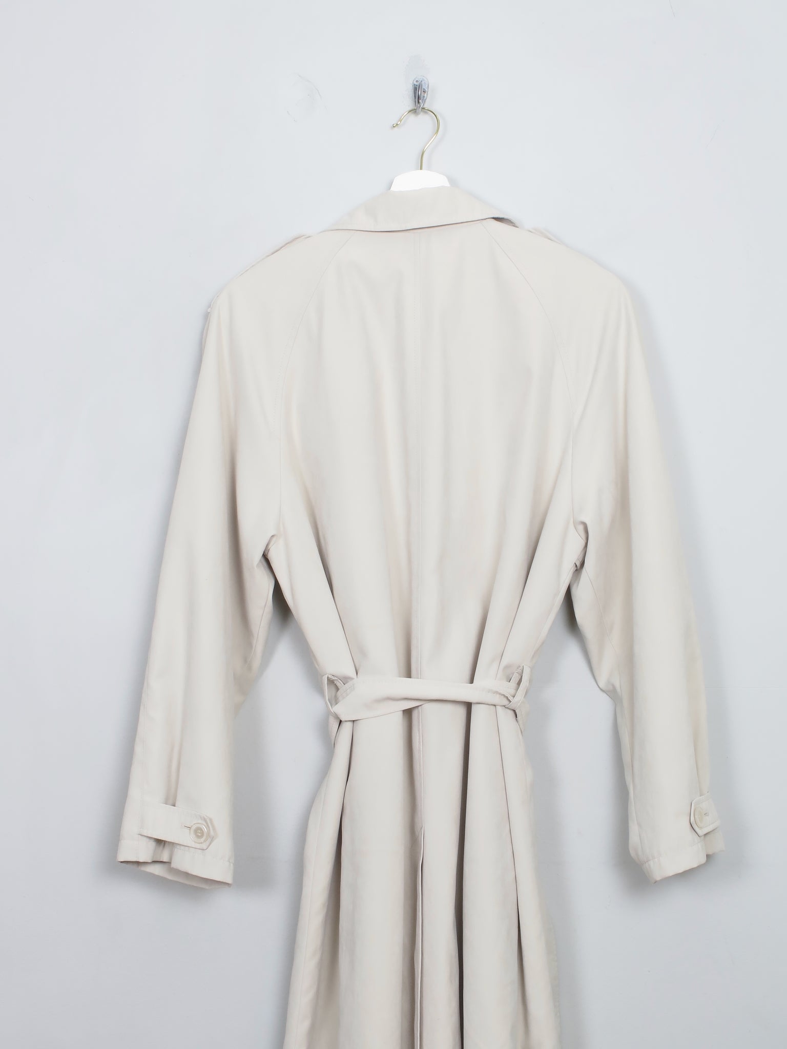 Women's Vintage Beige Burton Trench Coat S/M