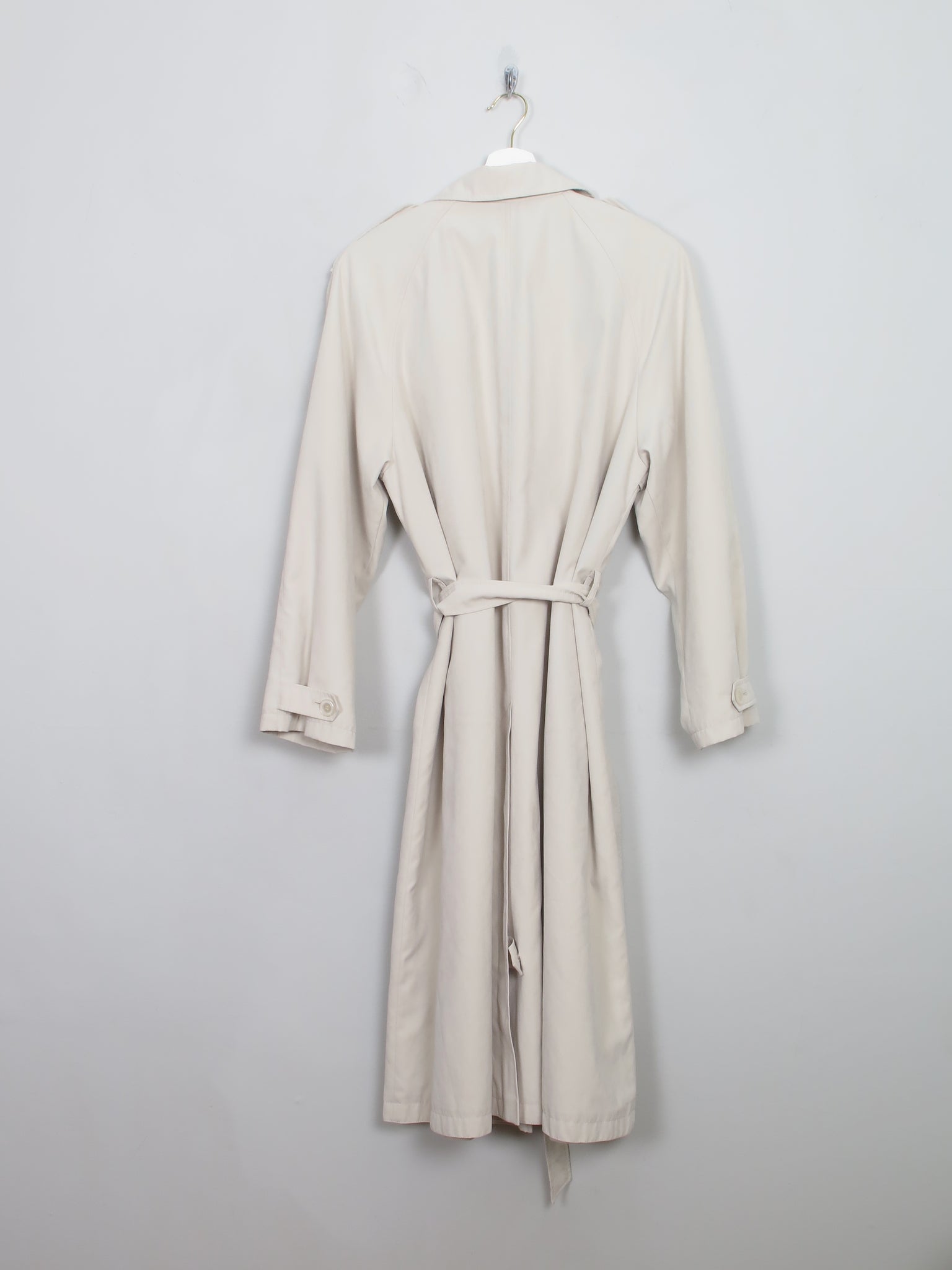 Women's Vintage Beige Burton Trench Coat S/M
