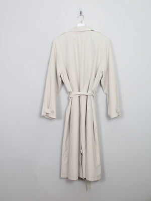 Women's Vintage Beige Burton Trench Coat S/M