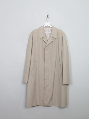 Men's Vintage Beige Trench Coat 44/L