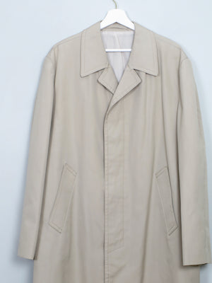 Men's Vintage Beige Trench Coat 44/L